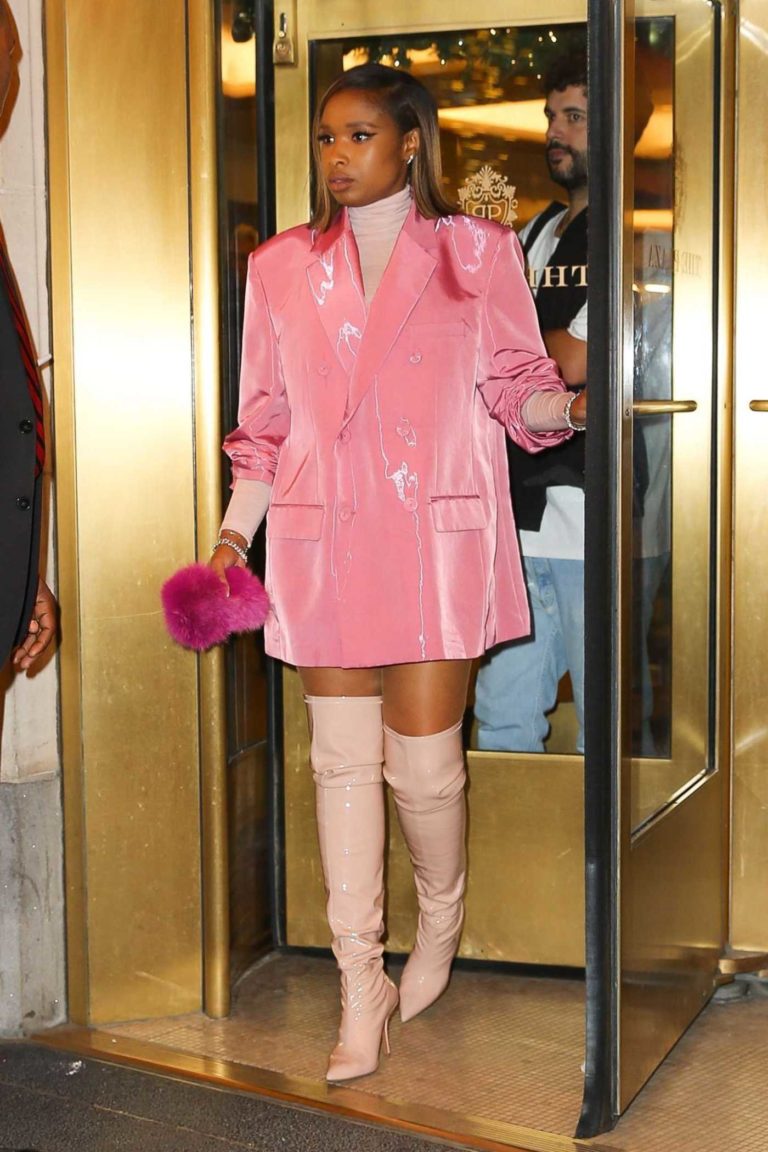 Jennifer Hudson in a Pink Blazer