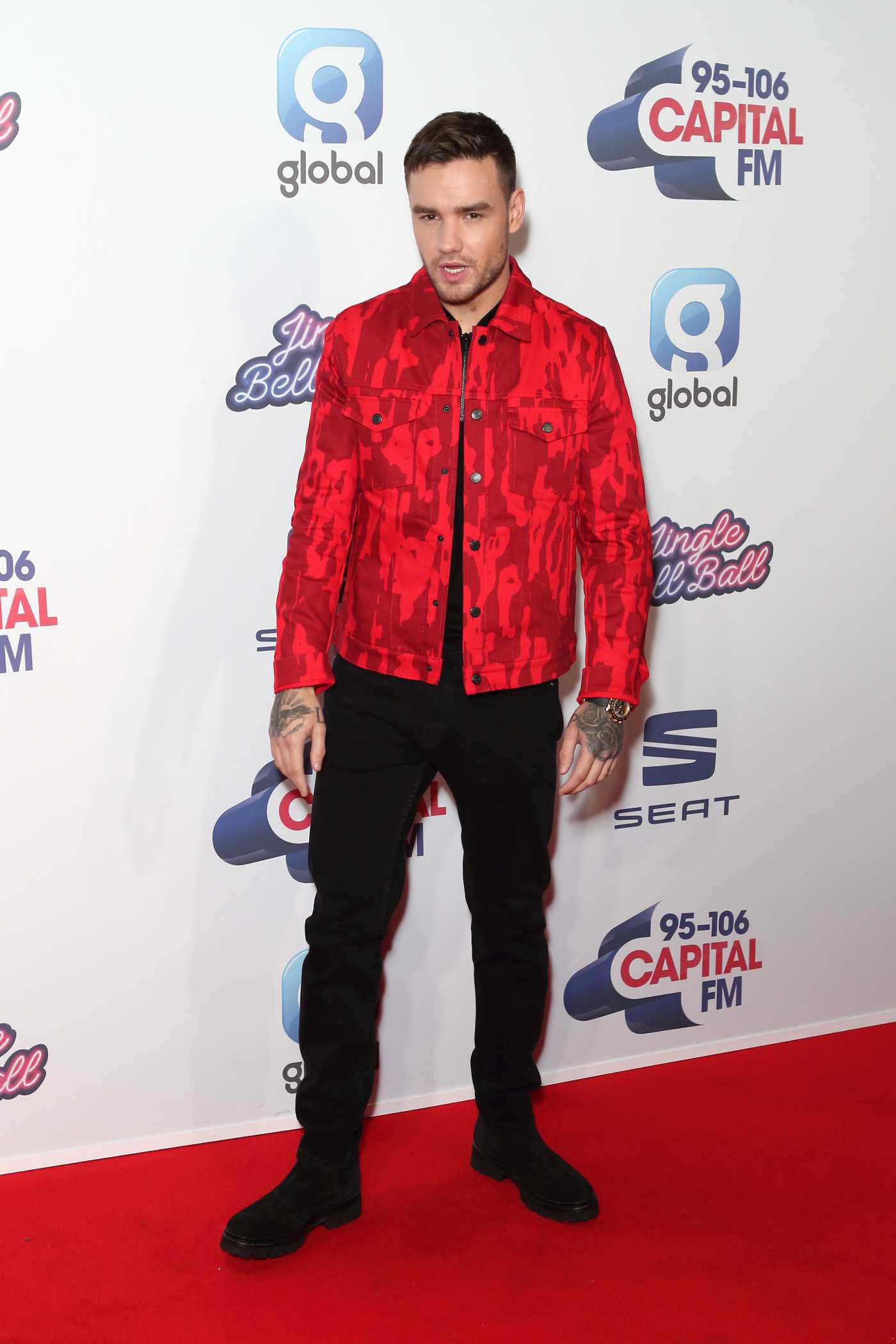 Liam Payne Attends 2019 Capital's Jingle Bell Ball at The O2 Arena in London 12/07/2019