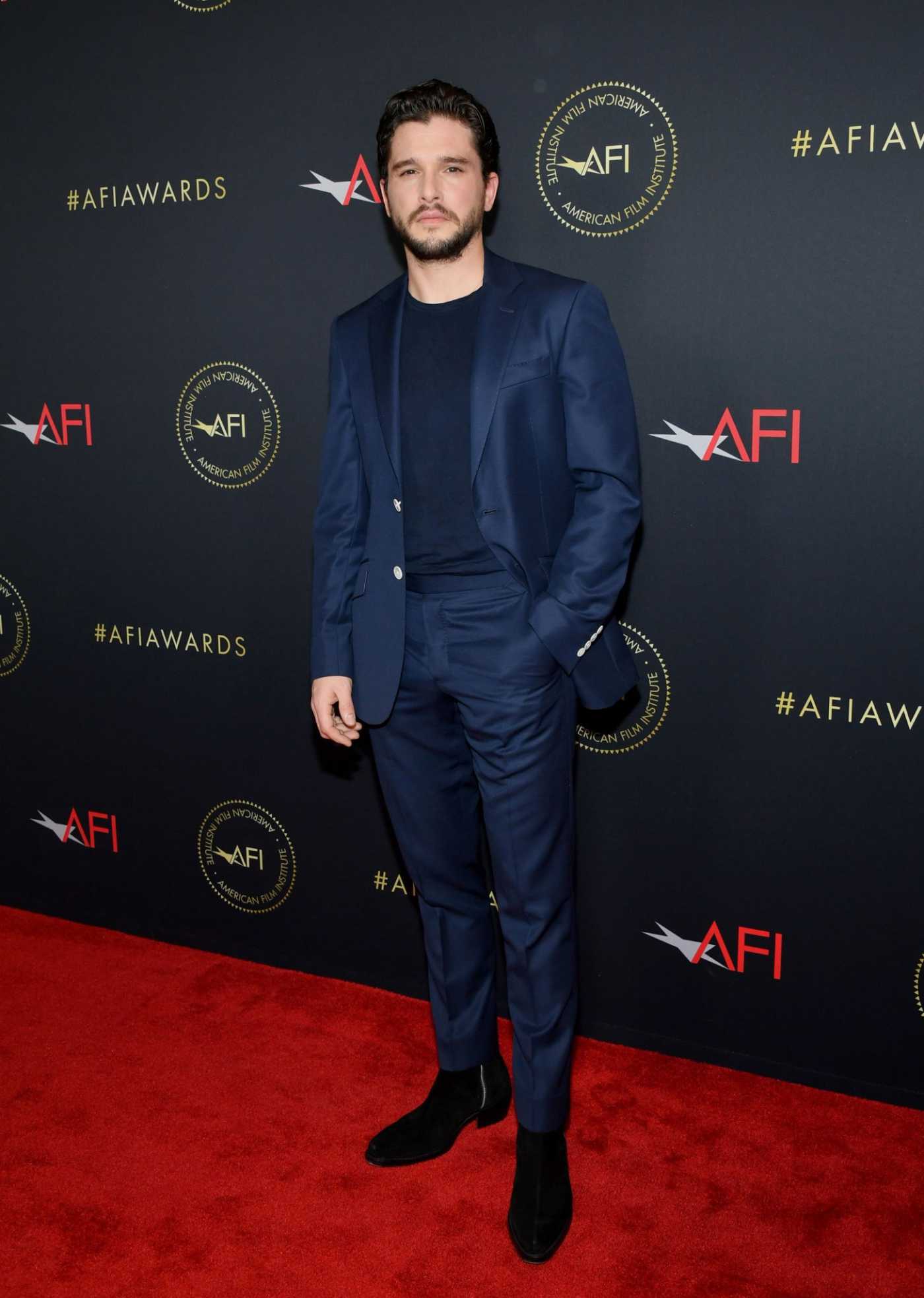 Kit Harington Attends the 20th Annual AFI Awards in Los Angeles 01/03/2020