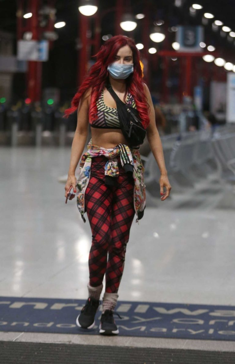Carla Howe in a Surgical Face Mask