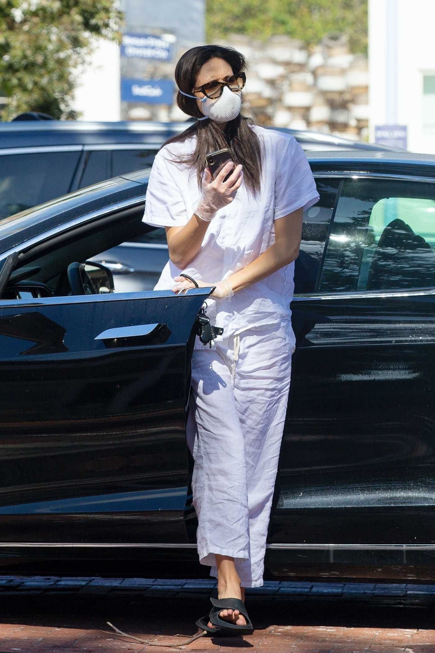 Emmy Rossum in a Protective Mask Was Seen Out in Malibu 05/12/2020