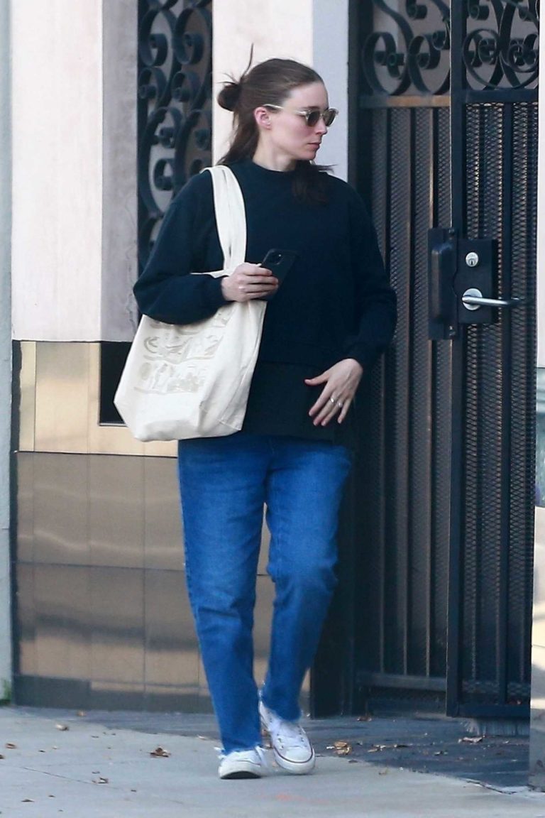 Rooney Mara in a Converse Trainers