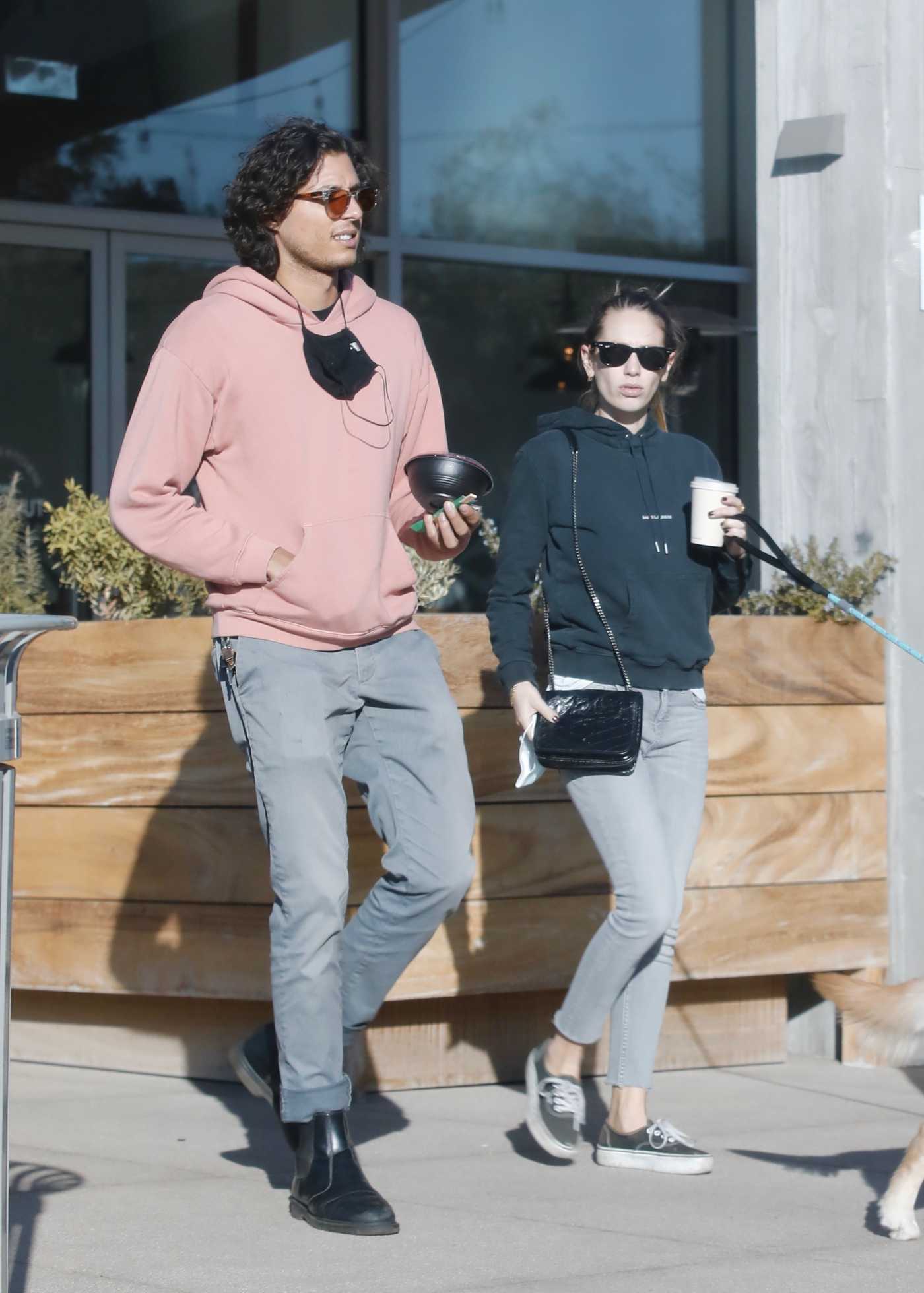 Dylan Penn in a Black Hoodie Was Seen Out with Mystery Man in Malibu 12/15/2020