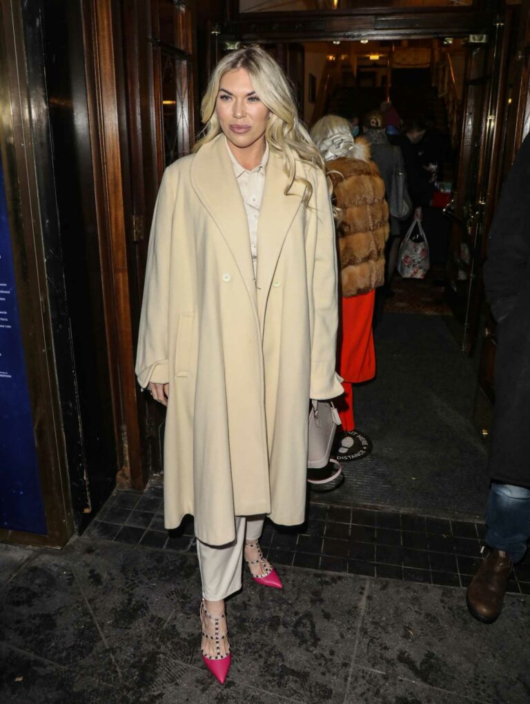 Frankie Essex in a Yellow Coat