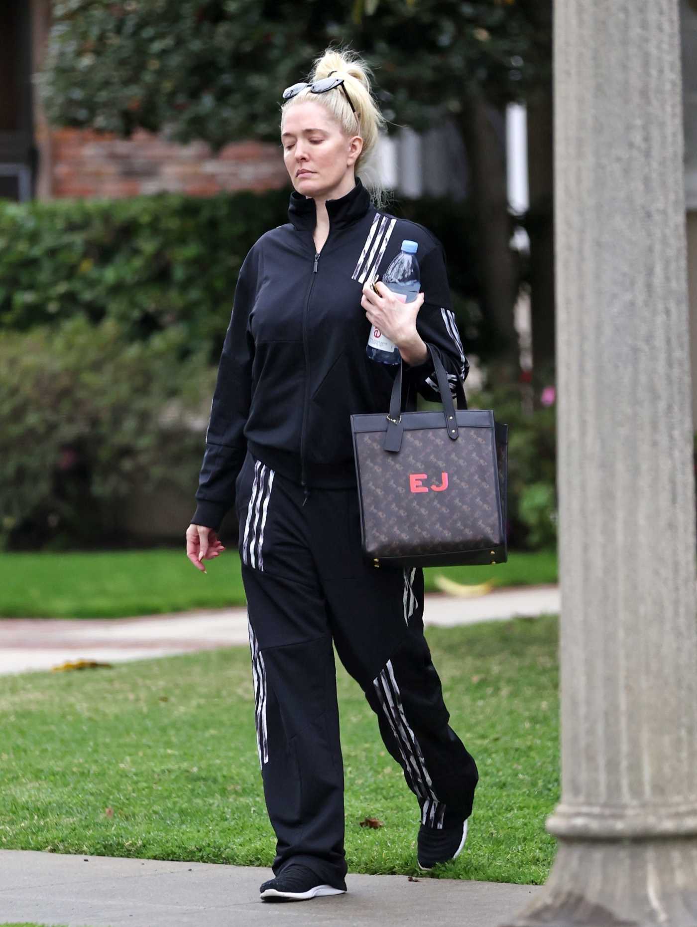 Erika Jayne in a Black Tracksuit Was Seen Out Burbank 01/23/2021