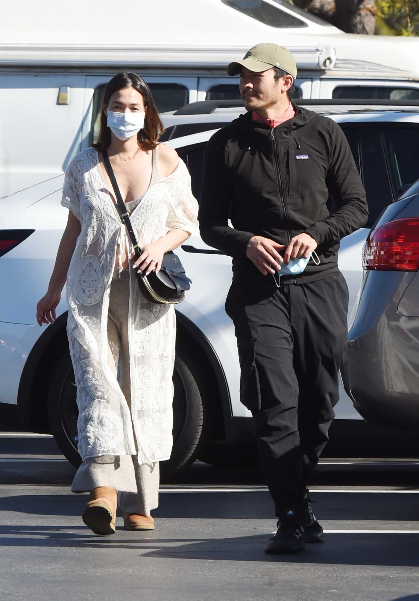 Henry Golding in a Black Tracksuit Was Seen Out with His Wife Liv Lo in Los Angeles 01/18/2021