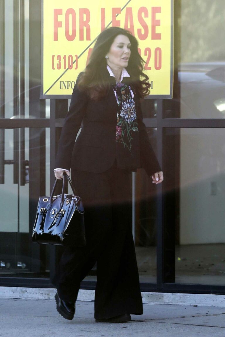 Lisa Vanderpump in a Black Suit