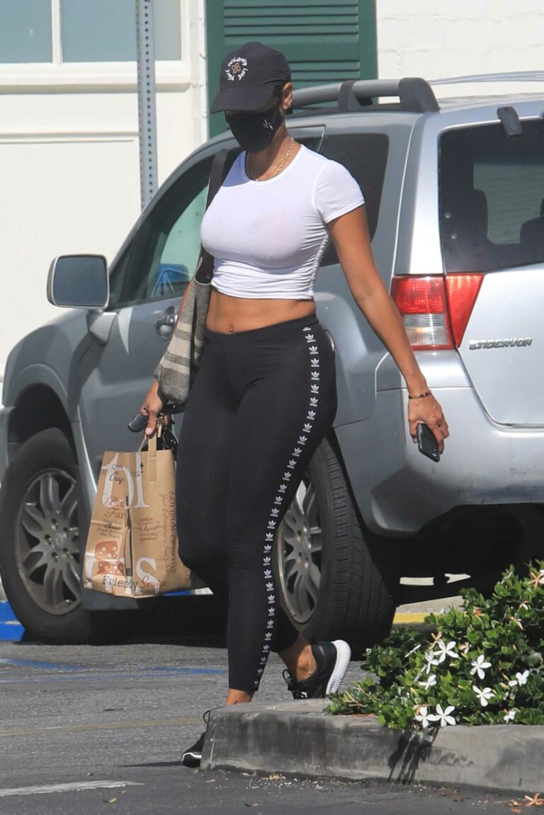 Nicole Murphy in a White Top