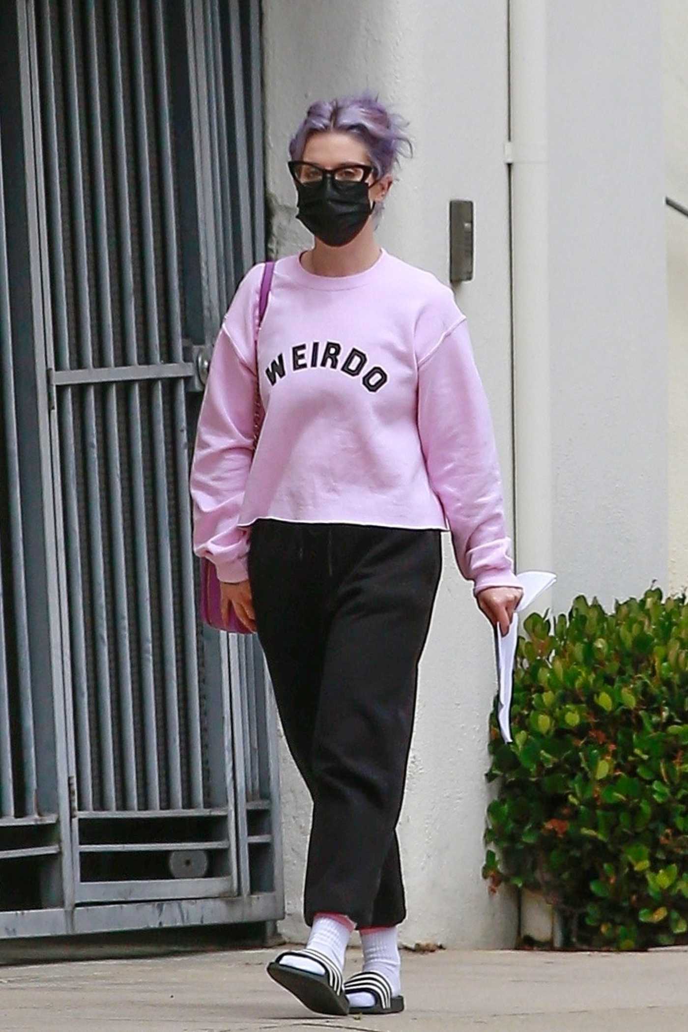 Kelly Osbourne in a Pink Sweatshirt Was Seen Out in Beverly Hills 05/16/2021
