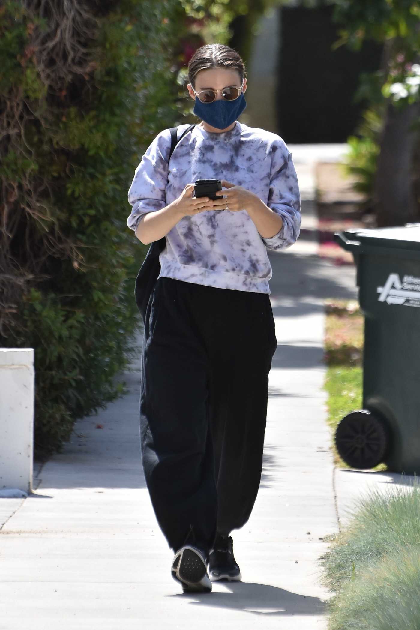 Rooney Mara in a Black Sweatpants Was Seen Out in Hollywood 05/19/2021