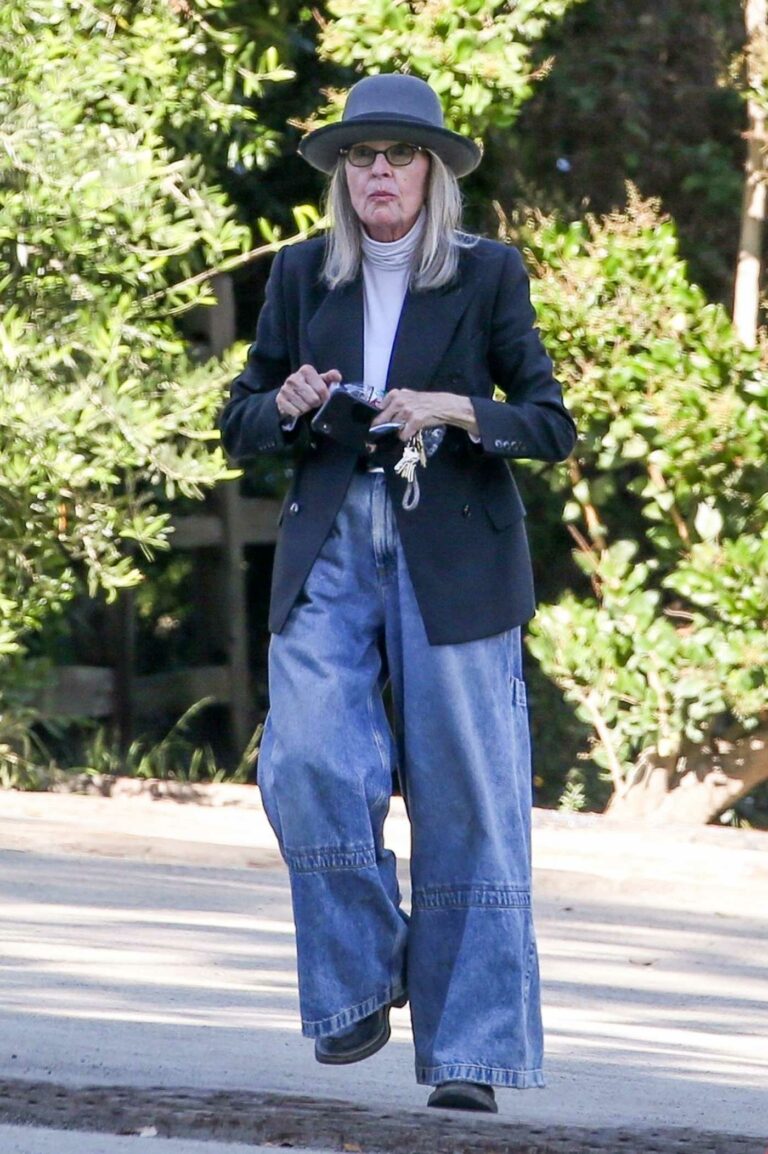 Diane Keaton in a Black Blazer