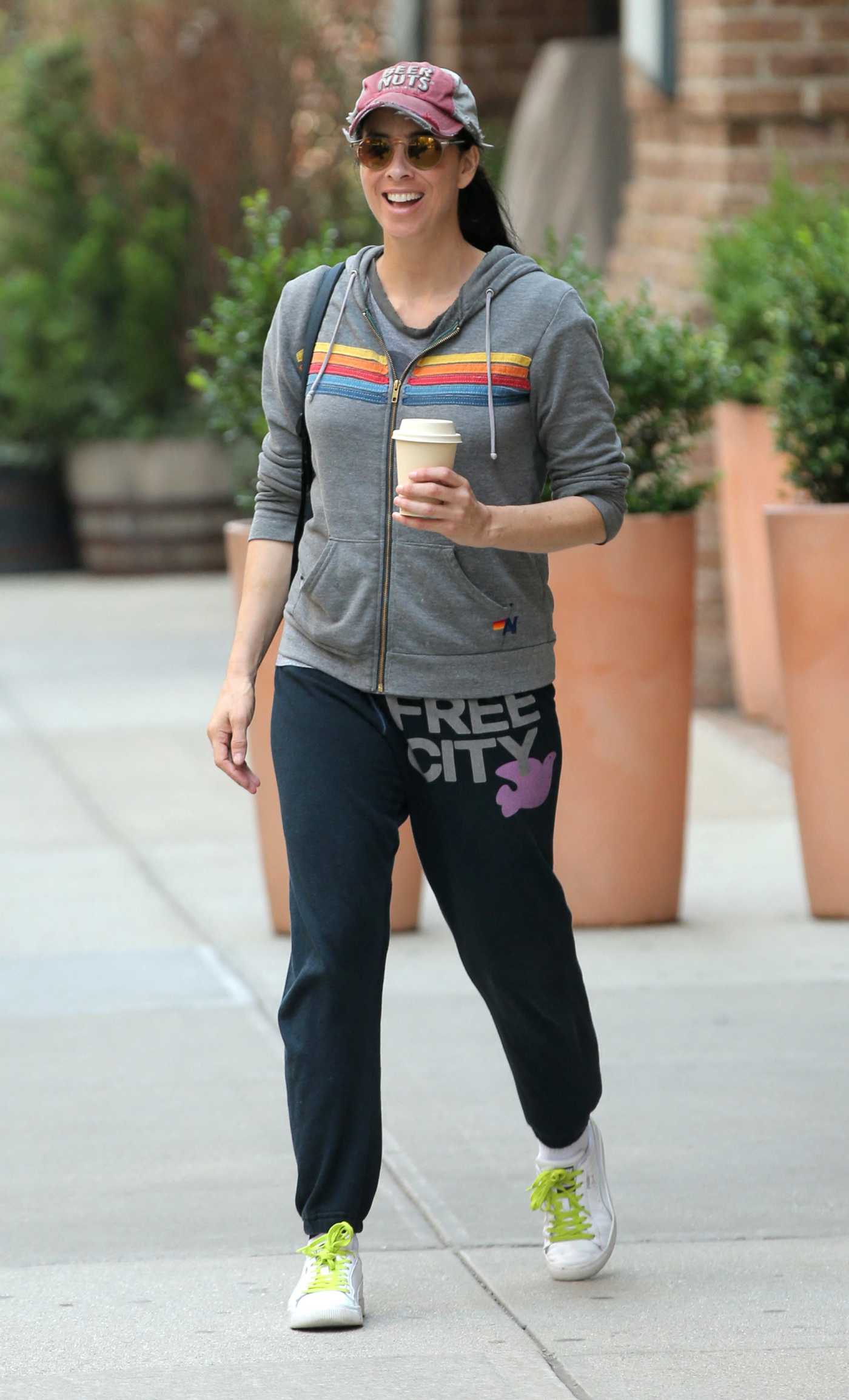 Sarah Silverman Leaves The Bowery Hotel In New York City