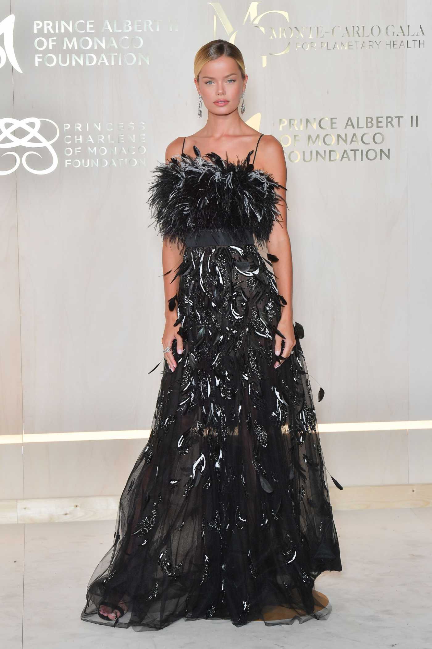 Frida Aasen Attends the 5th Monte-Carlo Gala for Planetary Health in Monte-Carlo, Monaco 09/23/2021