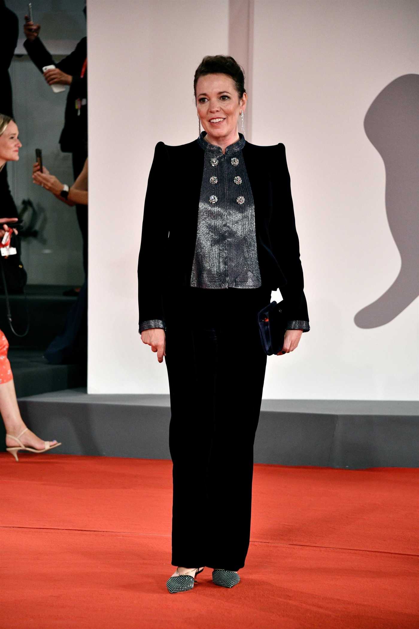 Olivia Colman Attends The Lost Daughter Premiere During the 78th Venice International Film Festival in Venice 09/03/2021