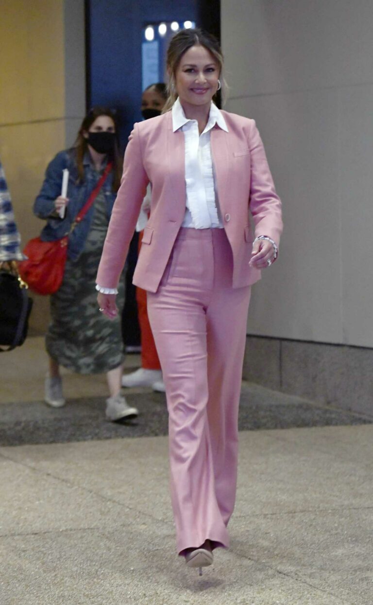 Vanessa Lachey in a Pink Suit
