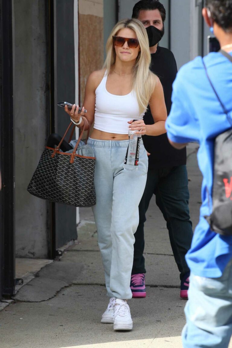 Witney Carson in a White Top