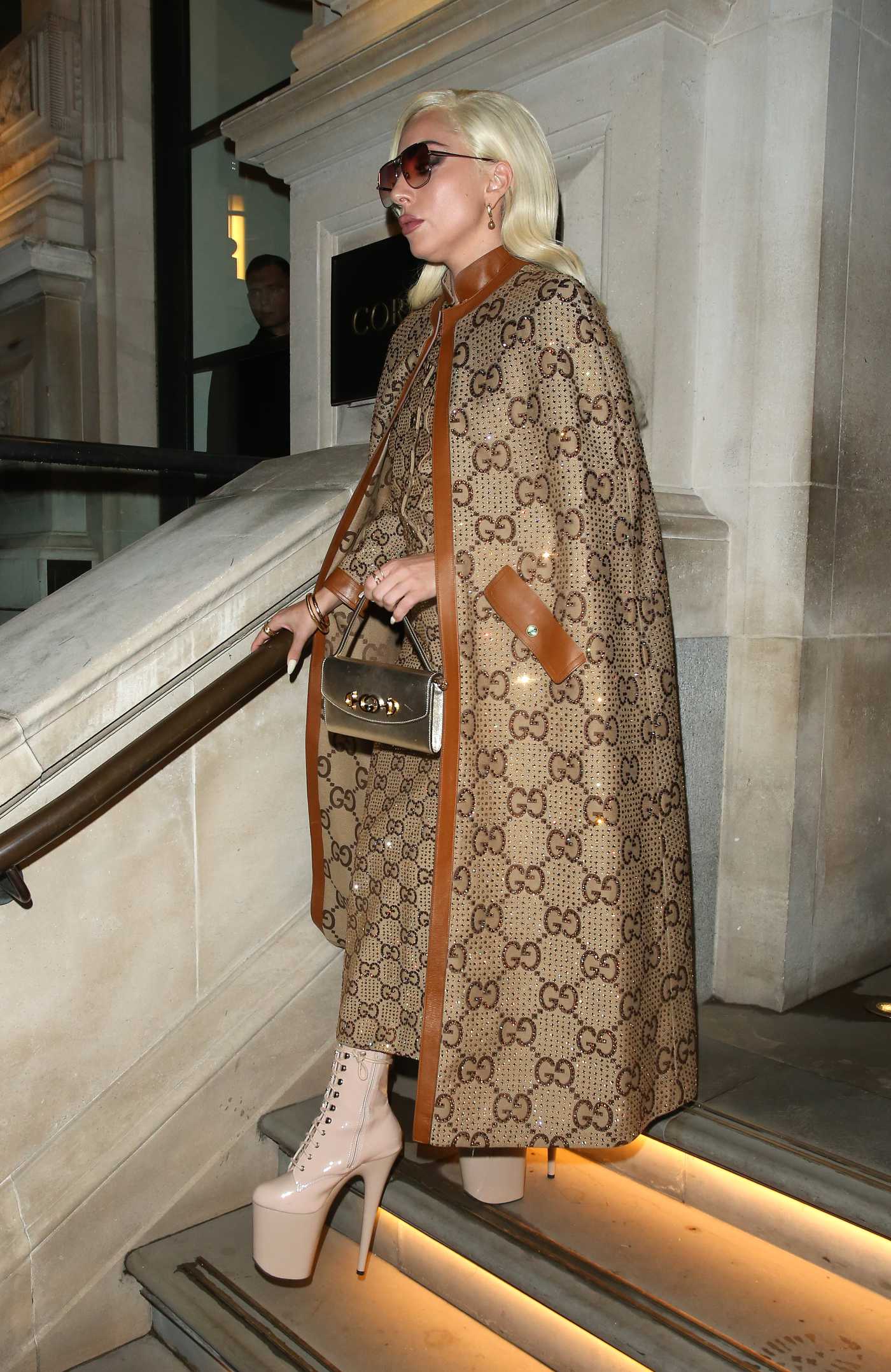 Lady Gaga Leaves The House of Gucci Screening in Leicester Square in London 11/10/2021