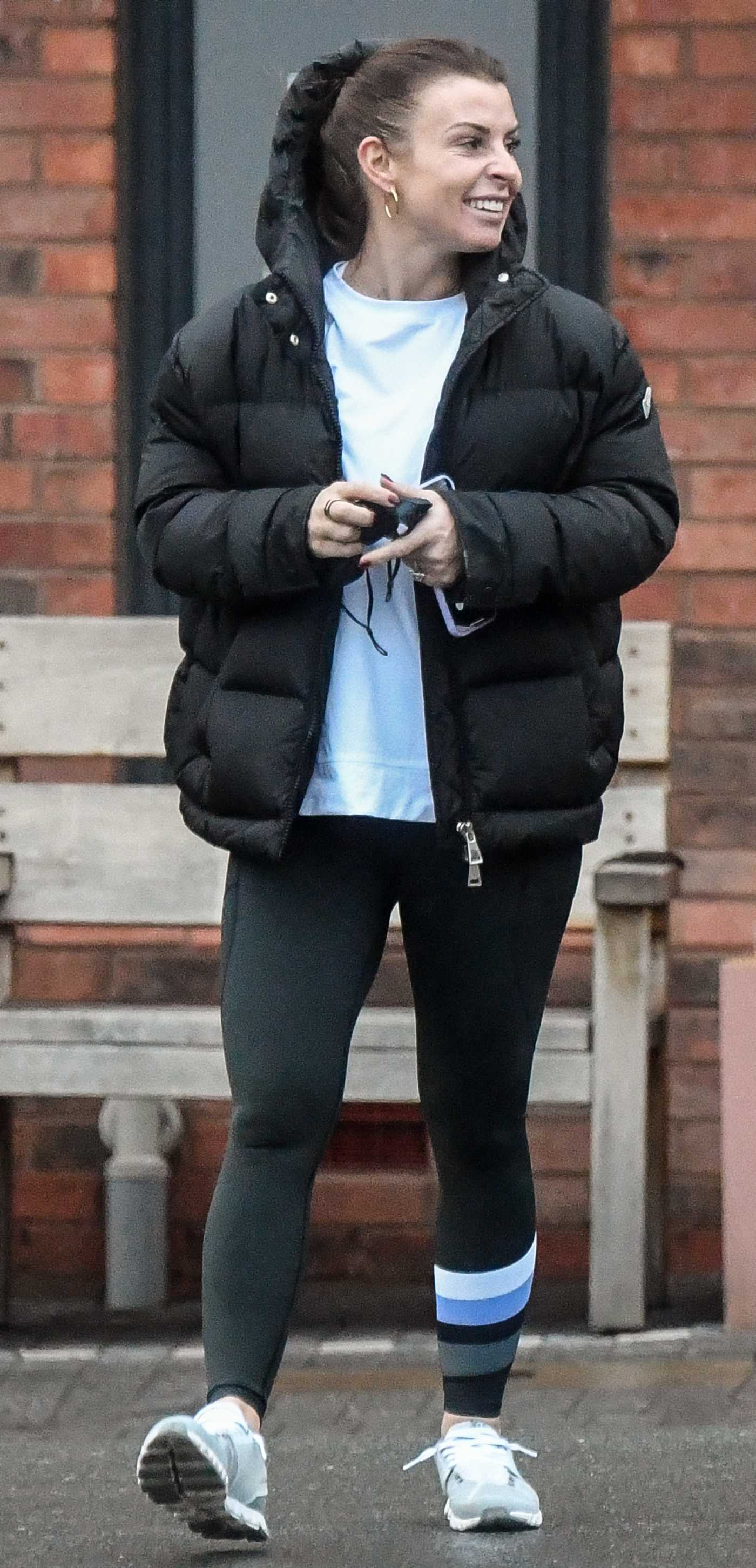 Coleen Rooney in a Black Puffer Jacket Was Seen Out in Cheshire 01/10/2022