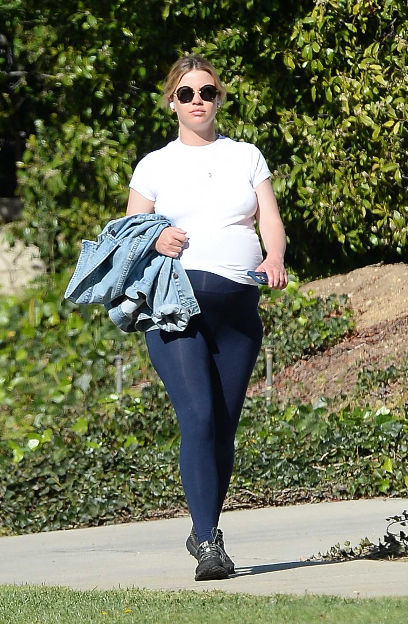 Mia Goth in a White Tee Was Seen Out in Los Angeles 03/18/2022