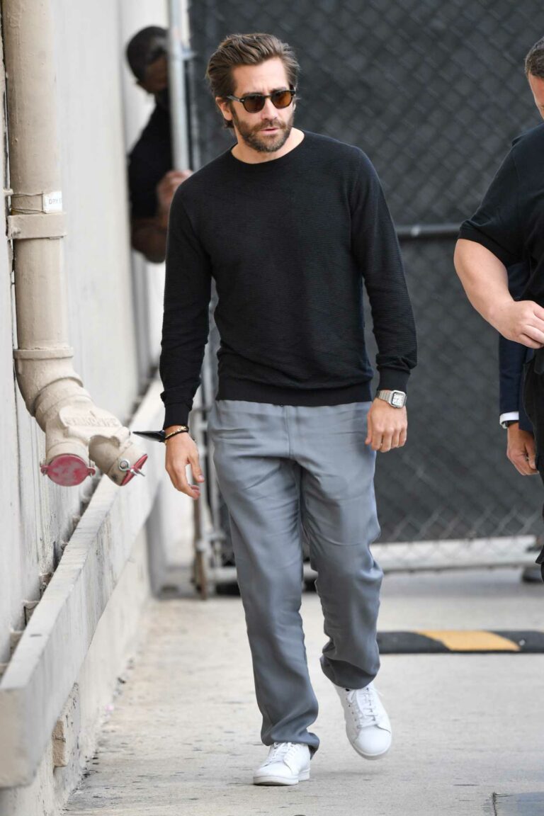 Jake Gyllenhaal in a White Sneakers