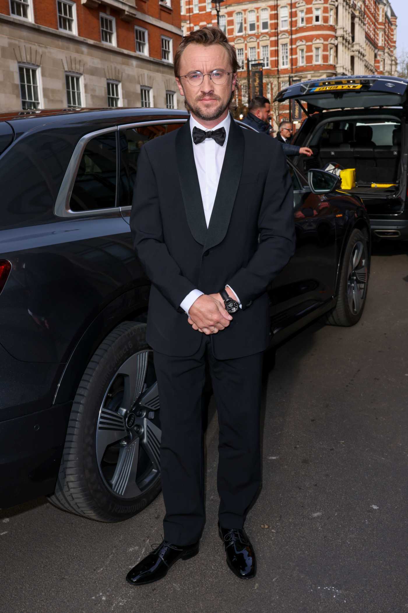 Tom Felton Attends 2022 Olivier Awards at Royal Albert Hall in London 04/10/2022