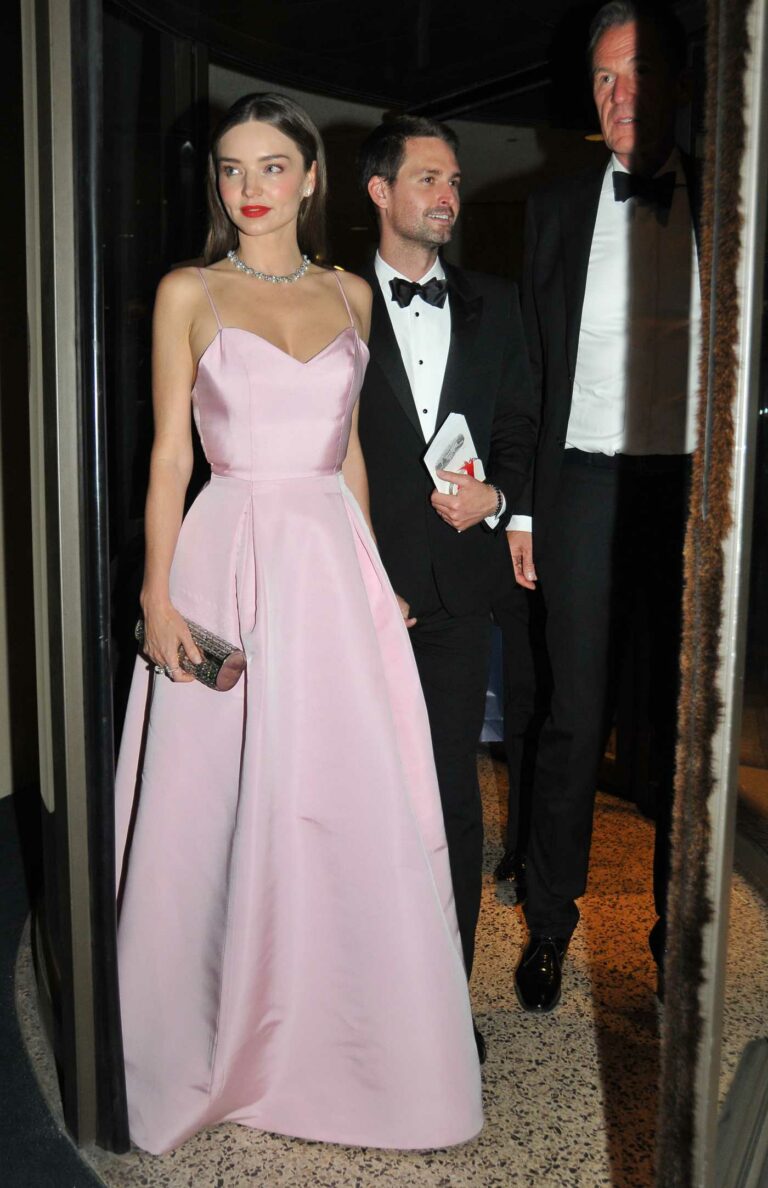 Miranda Kerr in a Pink Dress