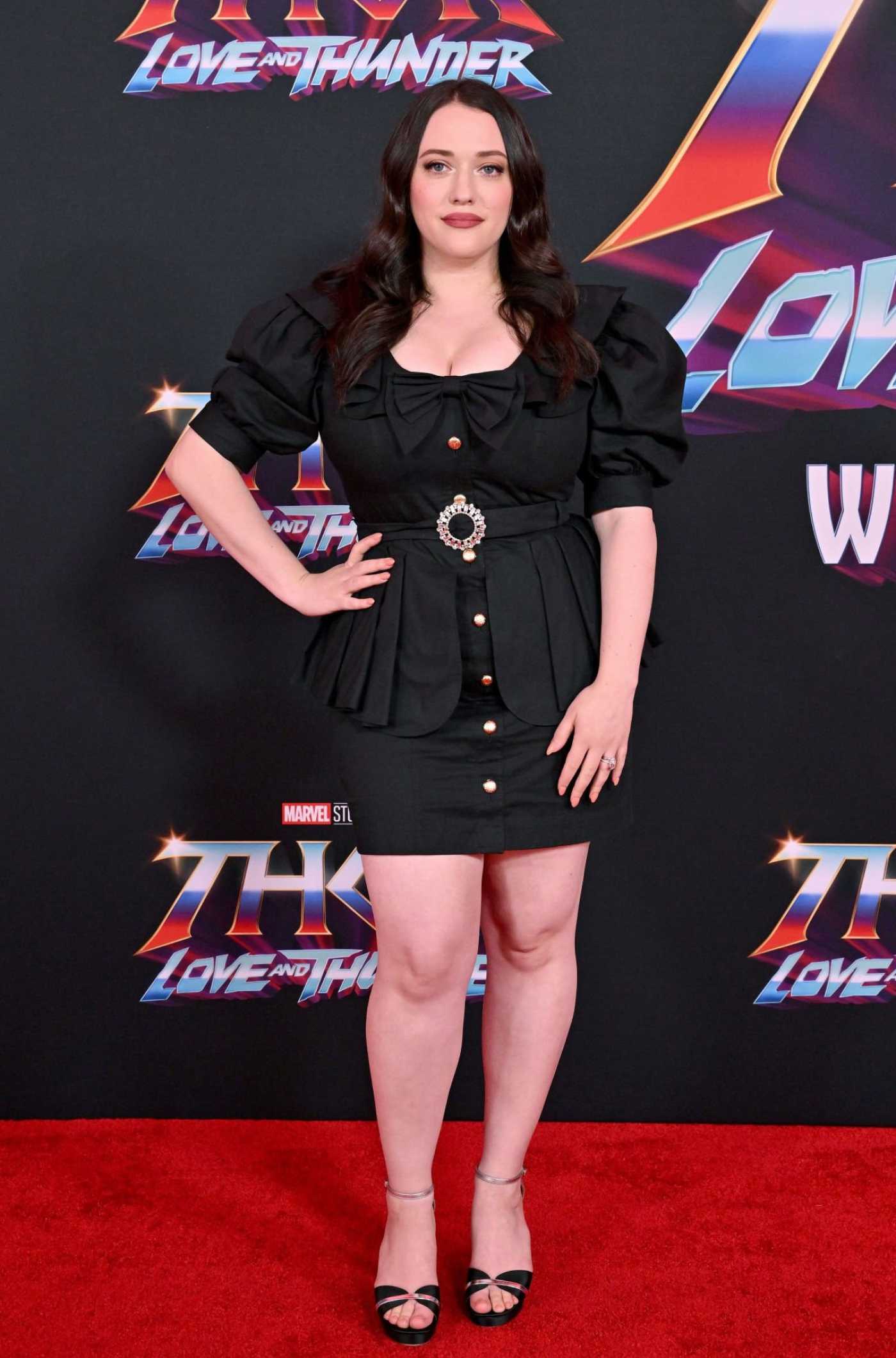 Kat Dennings Attends Marvel Studios Thor: Love and Thunder Premiere at El Capitan Theatre in Los Angeles 06/23/2022
