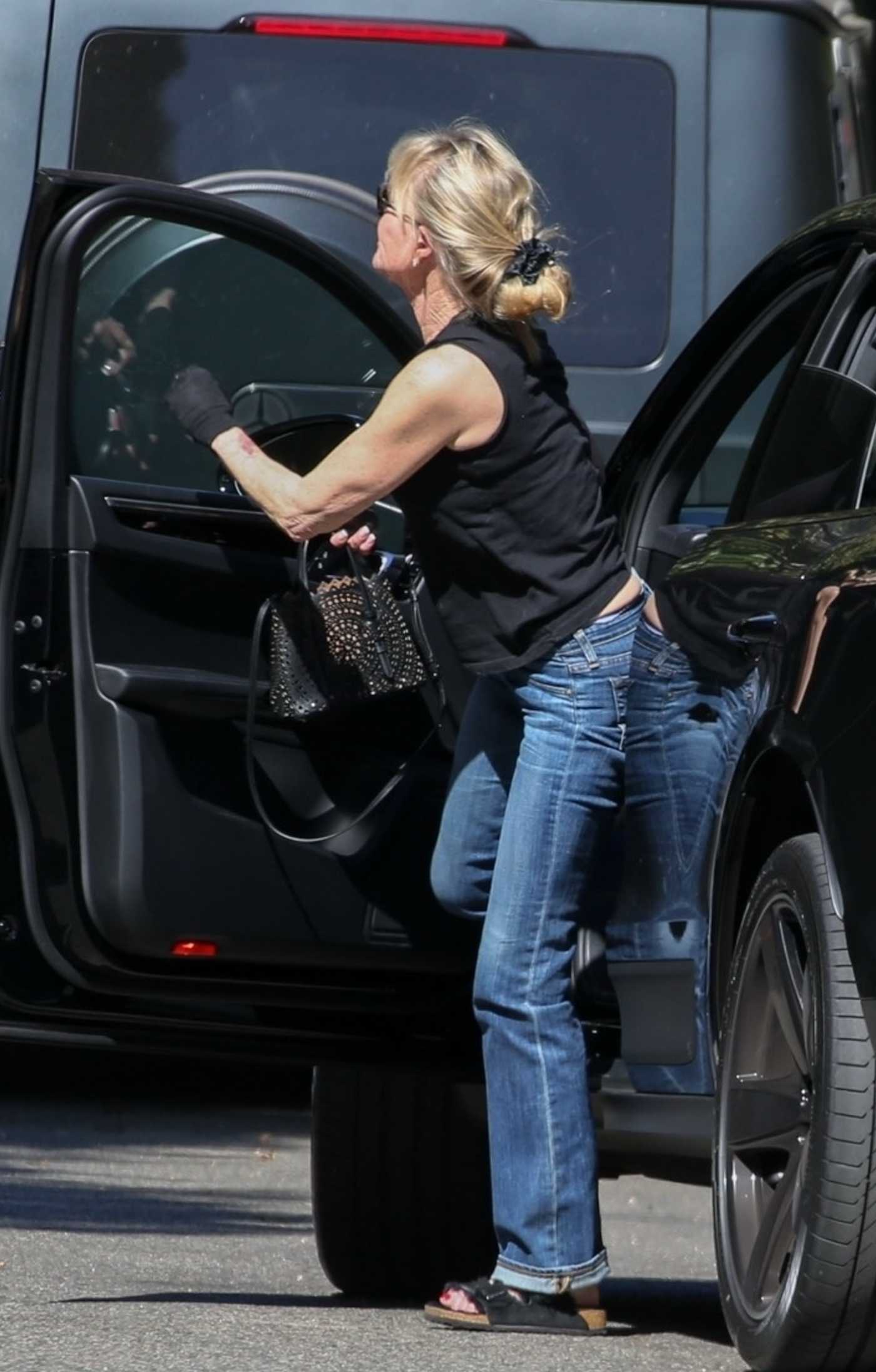 Melanie Griffith in a Black Tank Top Was Seen Out in Los Angeles 06/21/2022