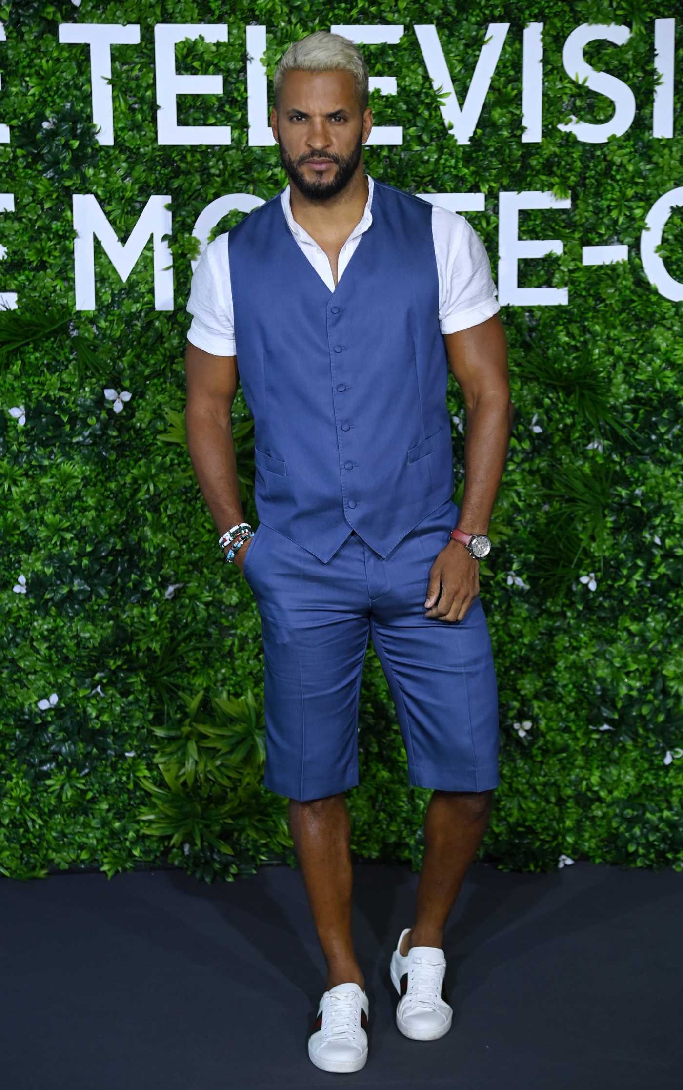 Ricky Whittle Attends a Photocall at the 61st Monte Carlo TV Festival 06/20/2022