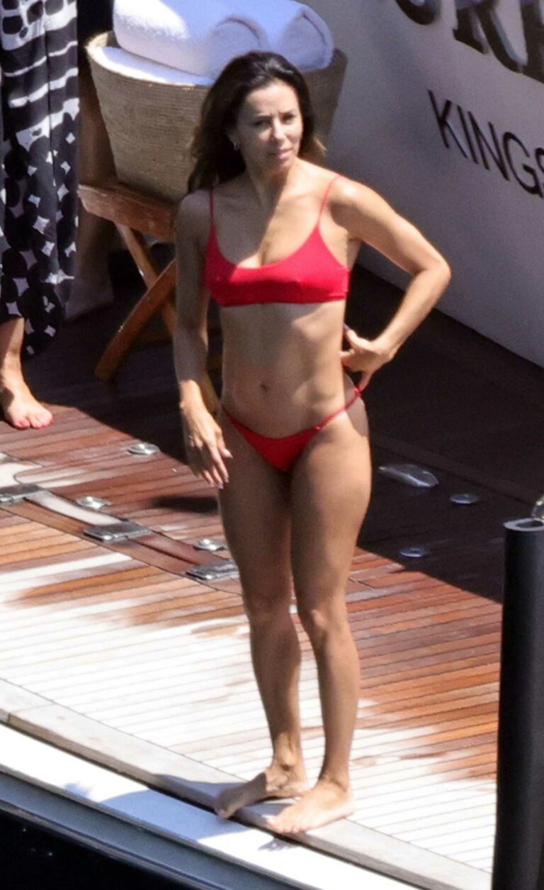 Eva Longoria in a Red Bikini