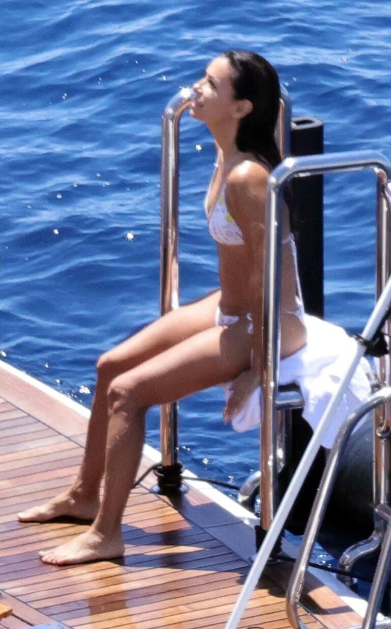 Eva Longoria in a White Bikini