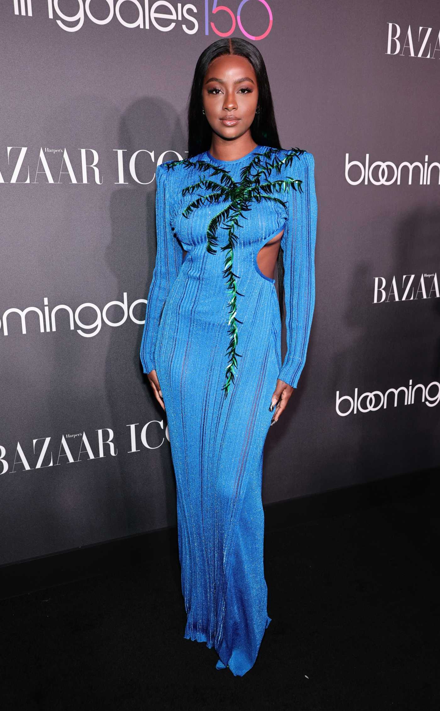 Justine Skye Attends Harpers Bazaar Icons Party in New York 09/09/2022