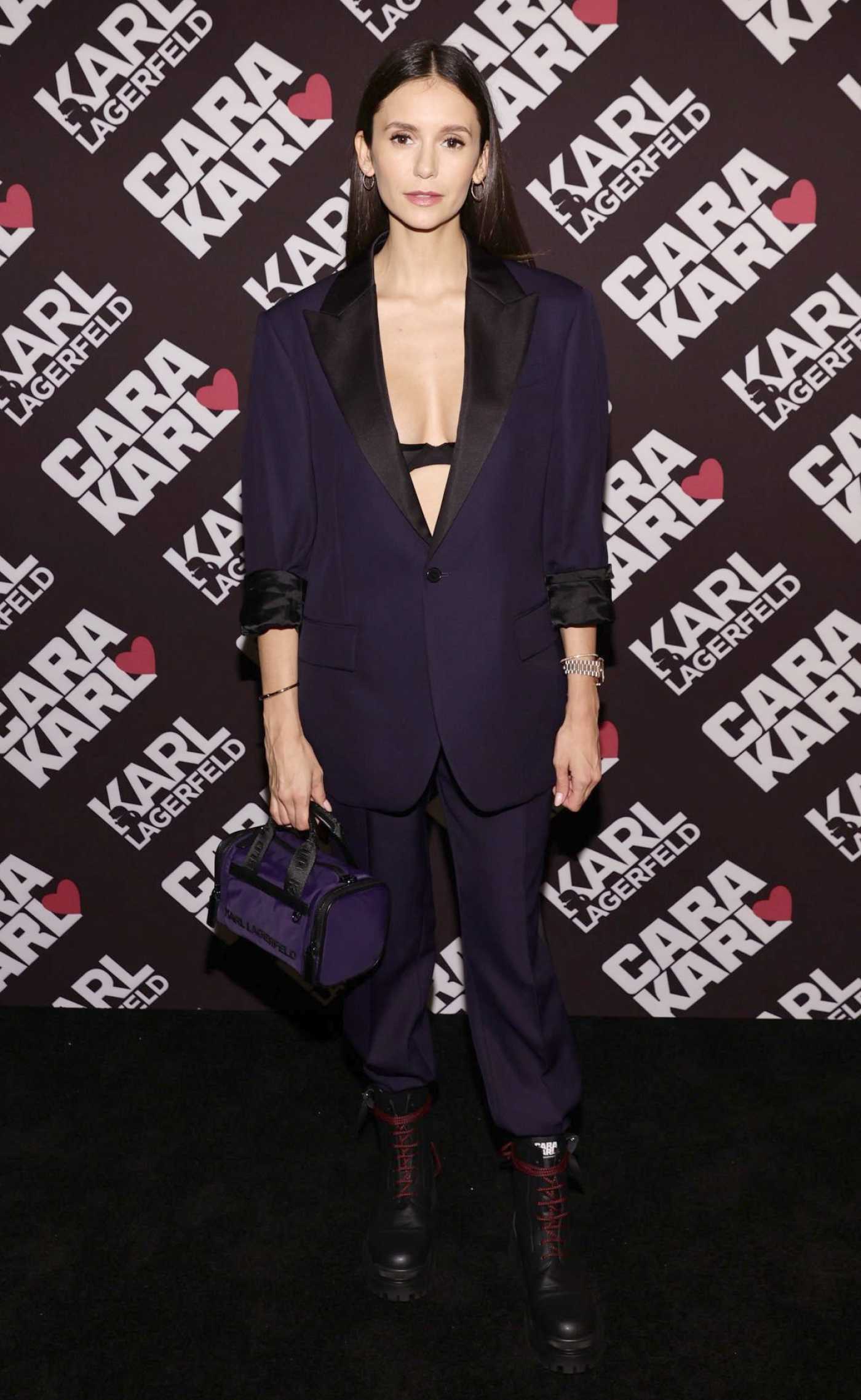 Nina Dobrev Attends the Karl Lagerfeld Celebrates The Cara Loves Karl Capsule Collection in New York 09/12/2022