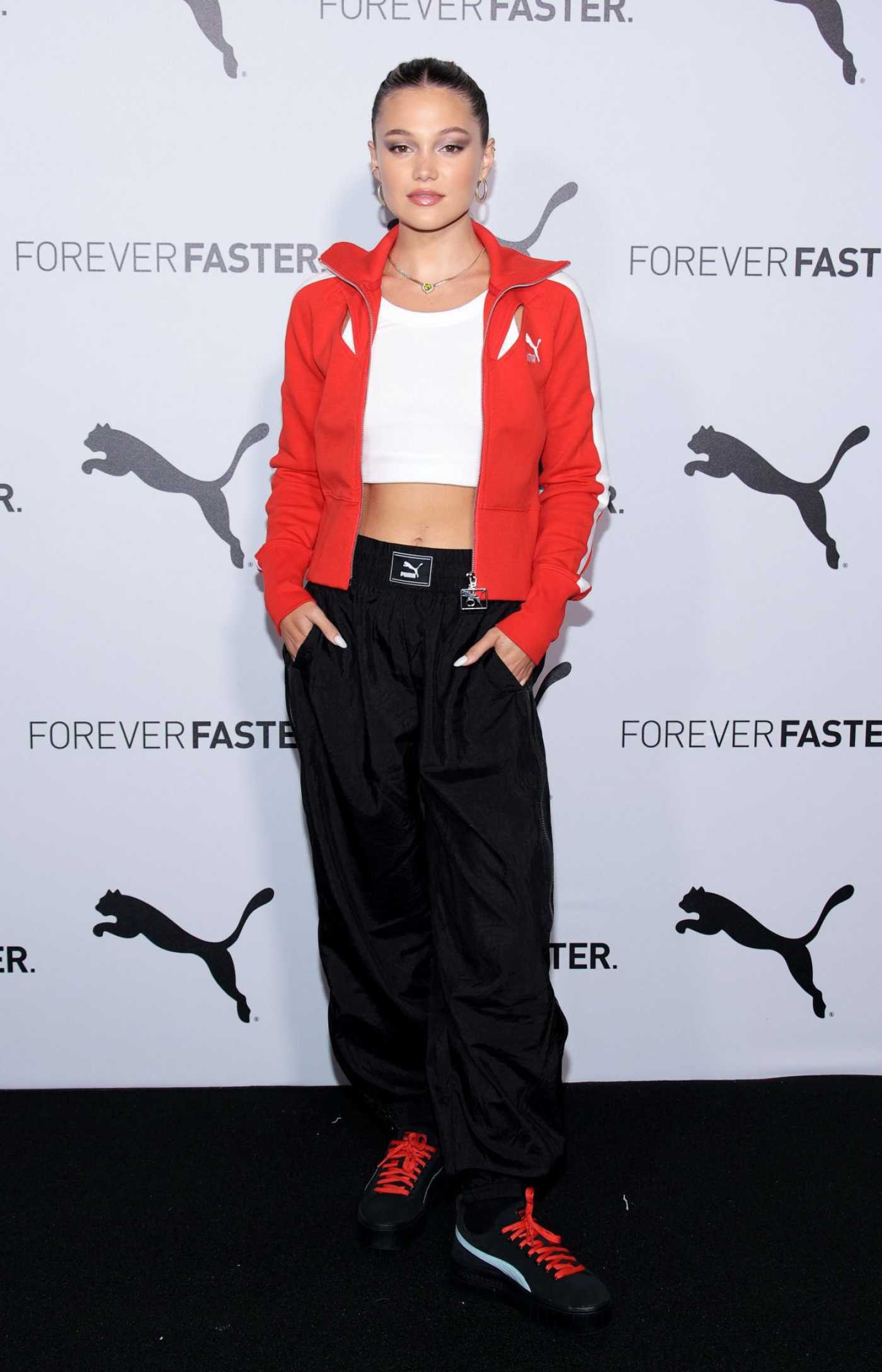 Olivia Holt Attends the Puma Fashion Show in New York 09/13/2022