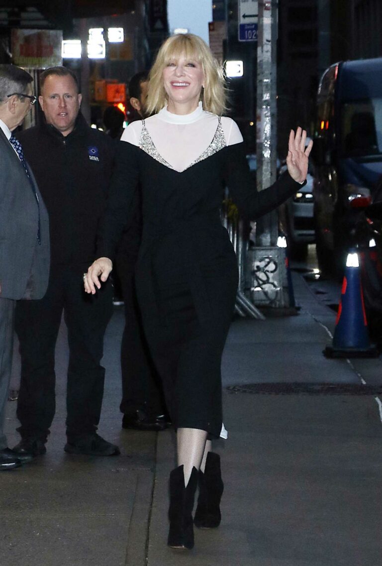 Cate Blanchett in a Black Dress