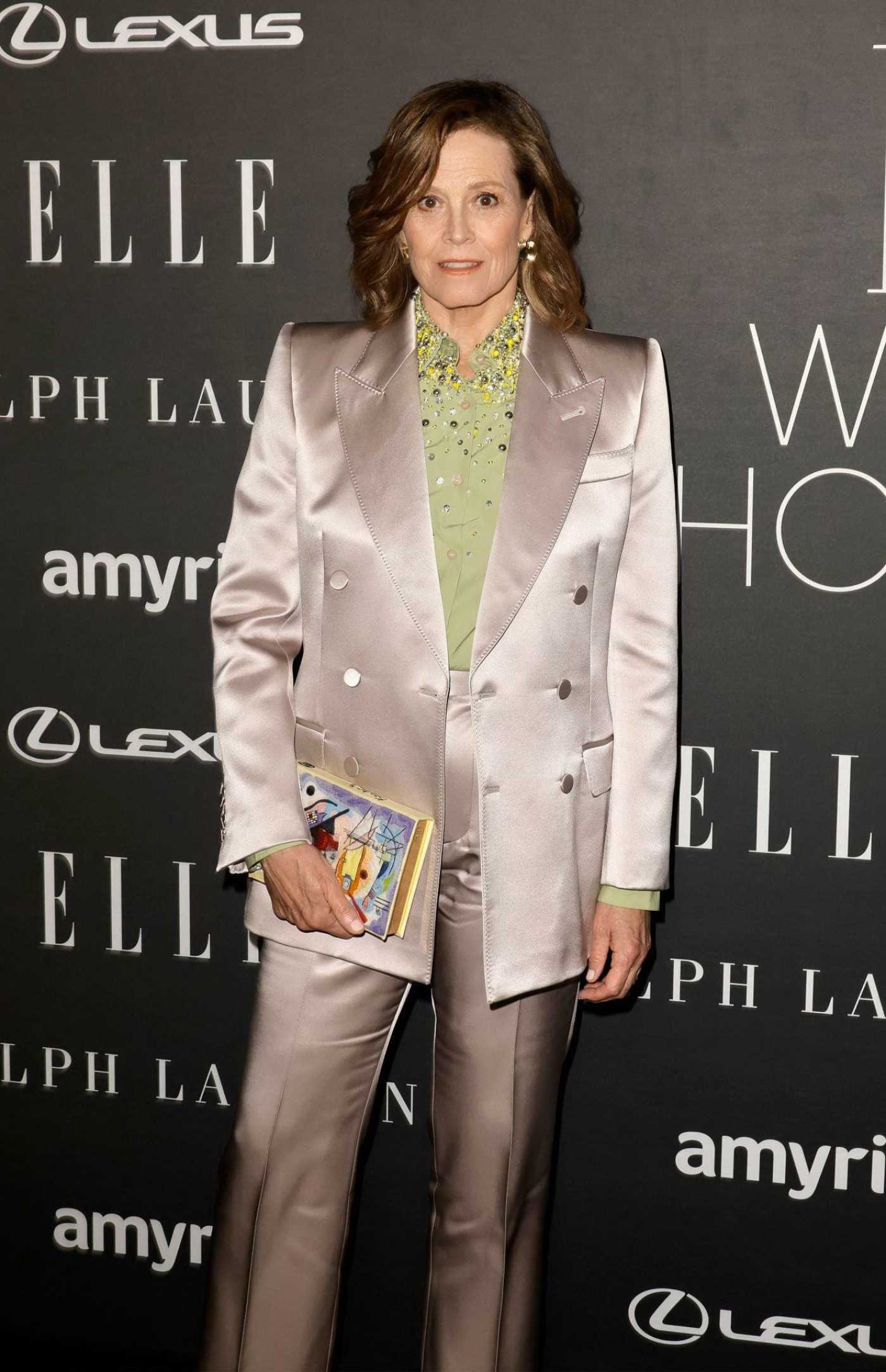Sigourney Weaver Attends the 29th Annual ELLE Women in Hollywood Celebration in Los Angeles 10/17/2022