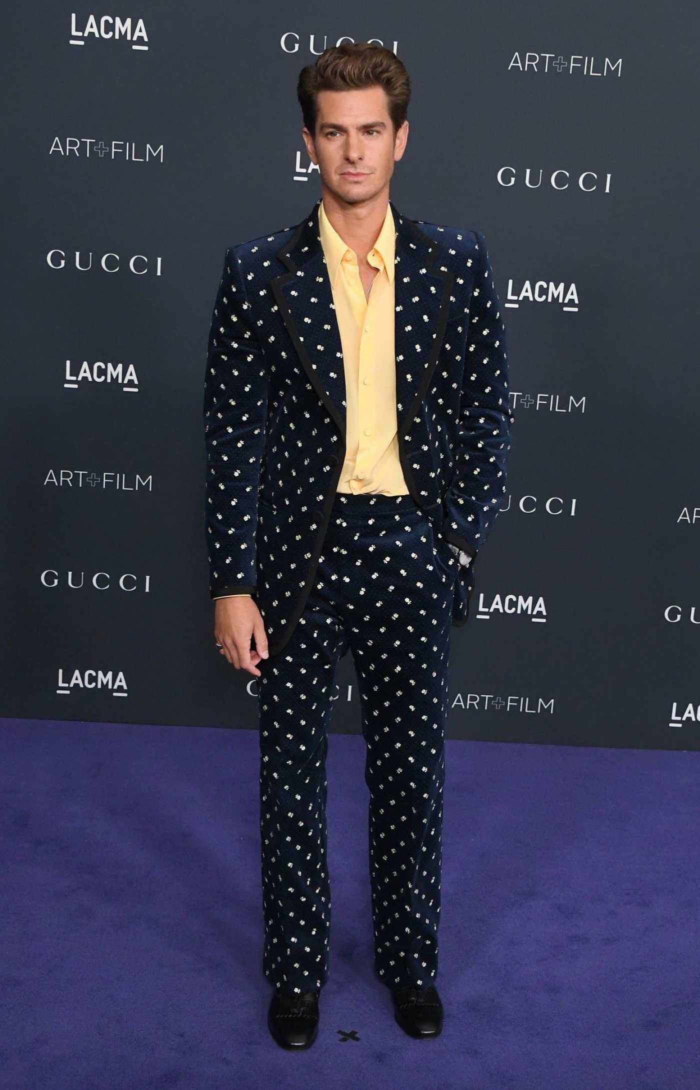Andrew Garfield Attends the 11th Annual LACMA Art + Film Gala at Los Angeles County Museum of Art in Los Angeles 11/05/2022