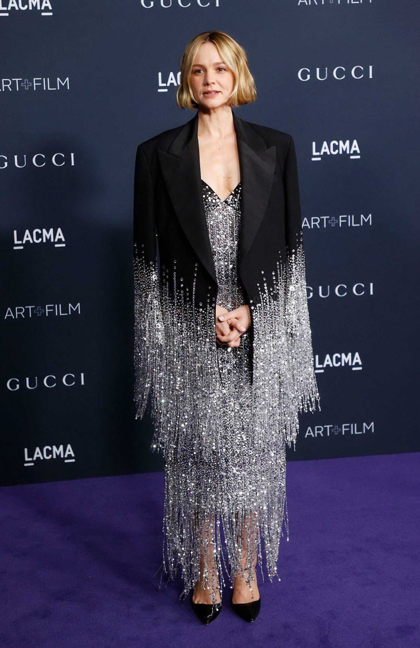 Carey Mulligan Attends the 11th Annual LACMA Art + Film Gala at Los Angeles County Museum of Art in Los Angeles 11/05/2022