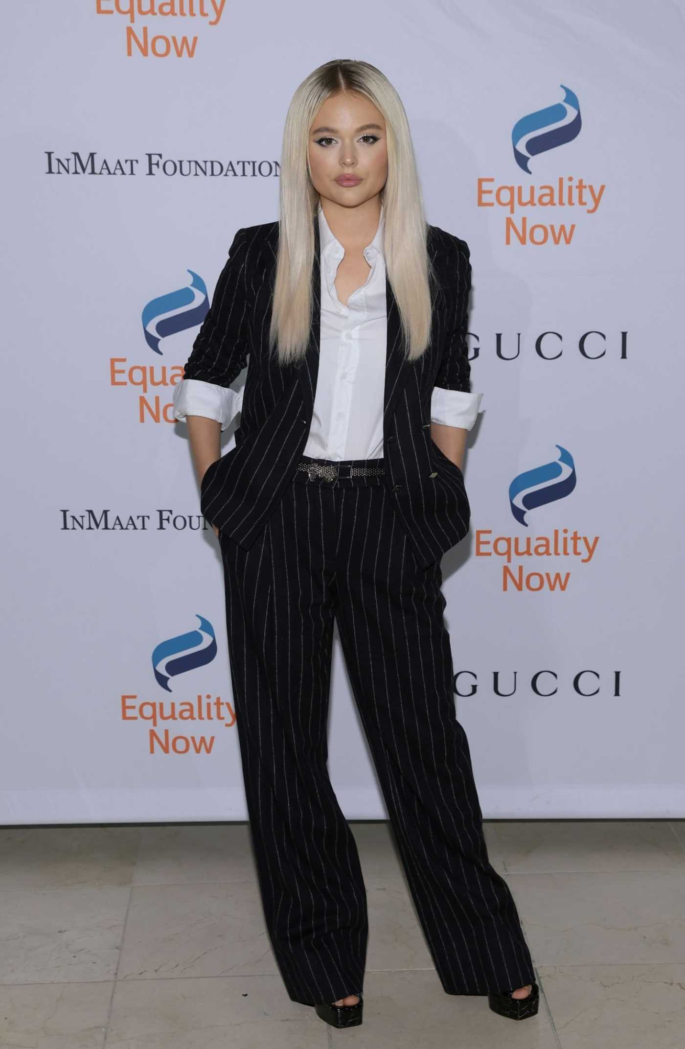 Emily Alyn Lind Attends Equality Now 30th Anniversary Gala at Guastavino's in New York City 11/15/2022