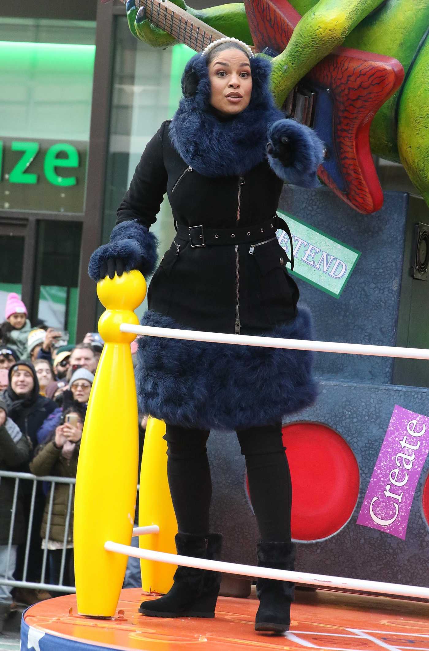 Jordin Sparks Attends the 96th Macy's Thanksgiving Day Parade in New York 11/24/2022