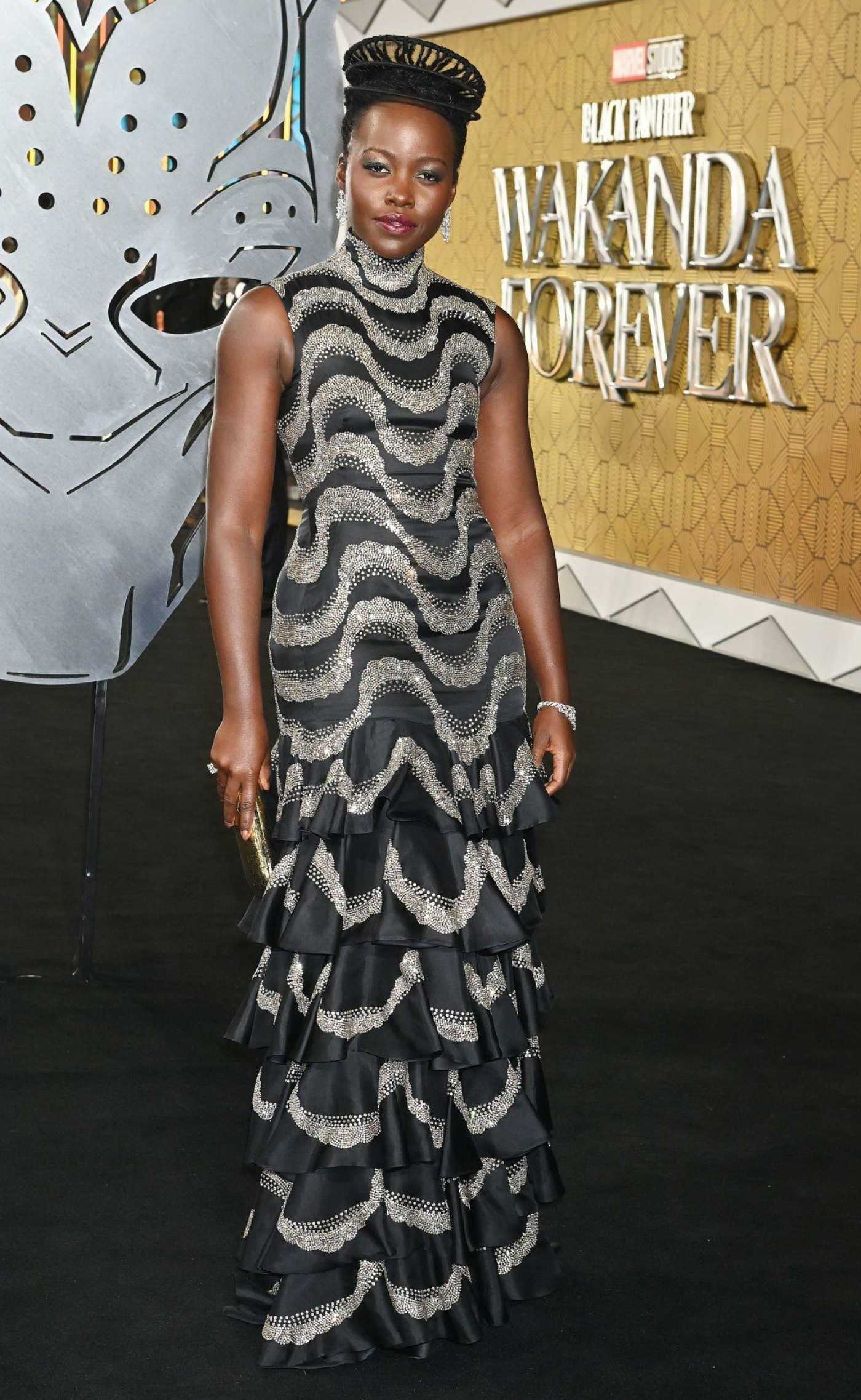 Lupita Nyong'o Attends the Black Panther: Wakanda Forever Premiere at Cineworld Leicester Square in London 11/03/2022