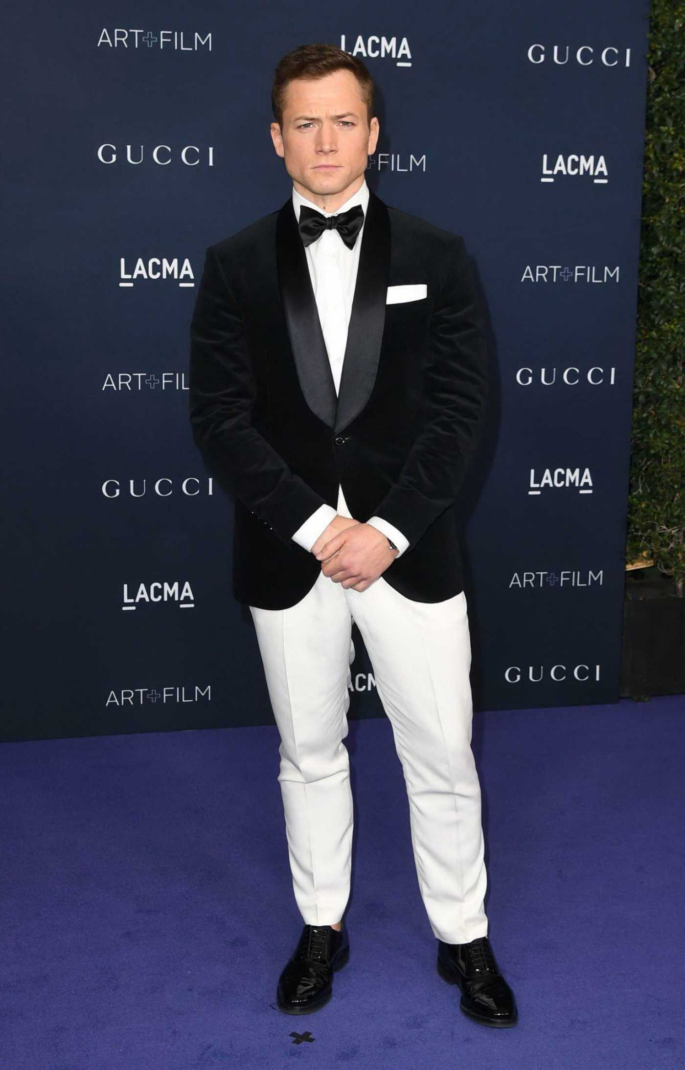 Taron Egerton Attends the 11th Annual LACMA Art + Film Gala at Los Angeles County Museum of Art in Los Angeles 11/05/2022