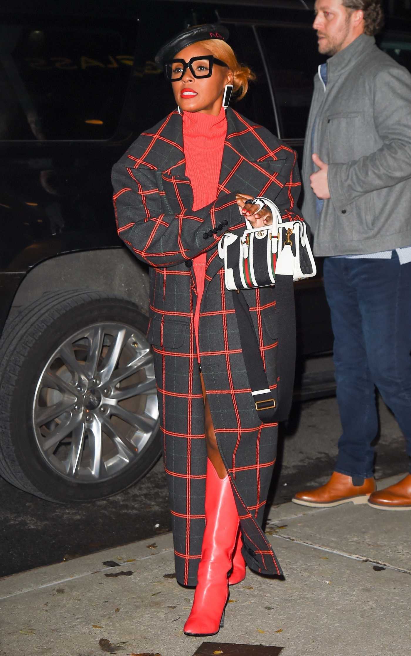 Janelle Monae Arrives at the SVA Theatre for the Glass Onion: A Knives Out Mystery Screening in New York 12/12/2022