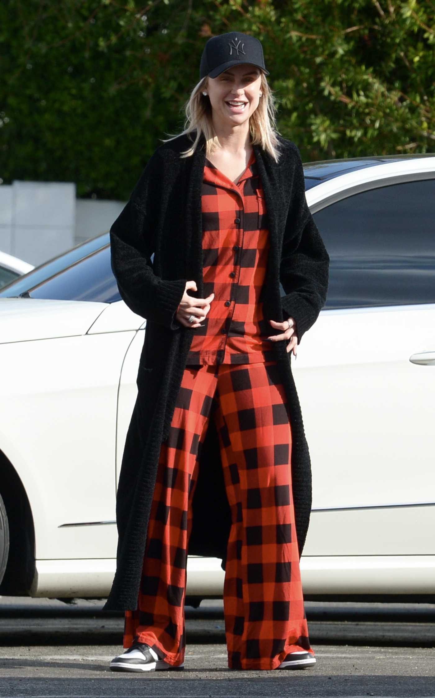 Lala Kent in a Plaid Red Pantsuit Was Seen Out in Los Angeles 11/29/2022