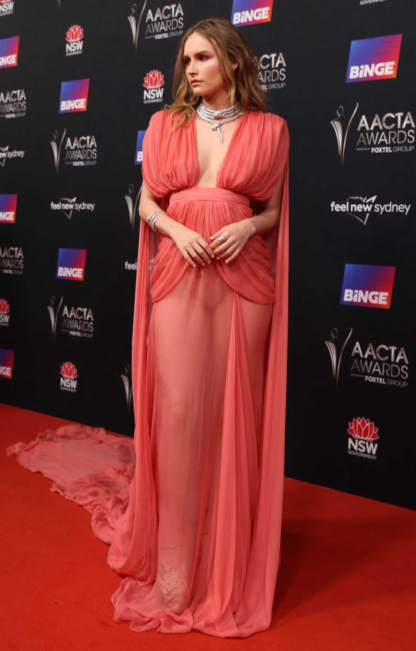 Olivia DeJonge Attends 2022 AACTA Awards in Sydney 12/07/2022