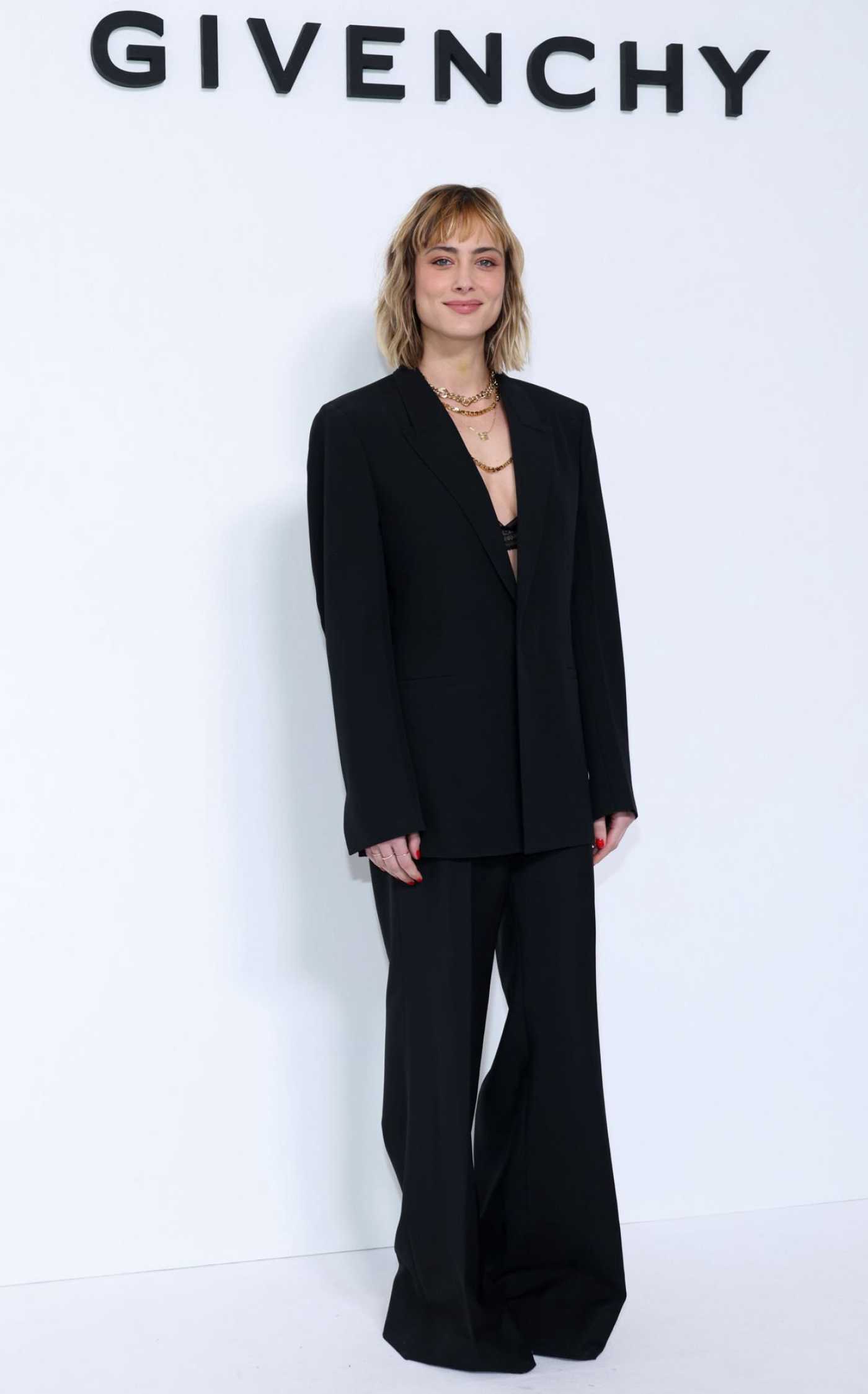 Nora Arnezeder Attends 2023 Givenchy Menswear Fashion Show in Paris 01/18/2023