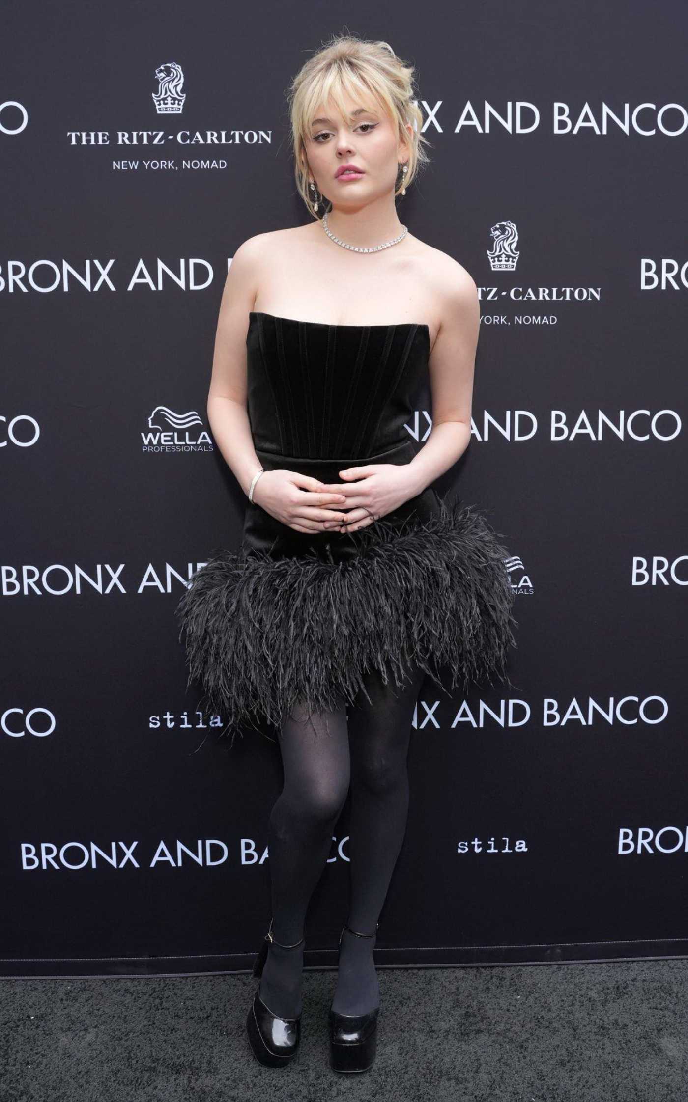 Emily Alyn Lind Attends the Bronx and Banco Fashion Show During 2023 New York Fashion Week in New York 02/12/2023
