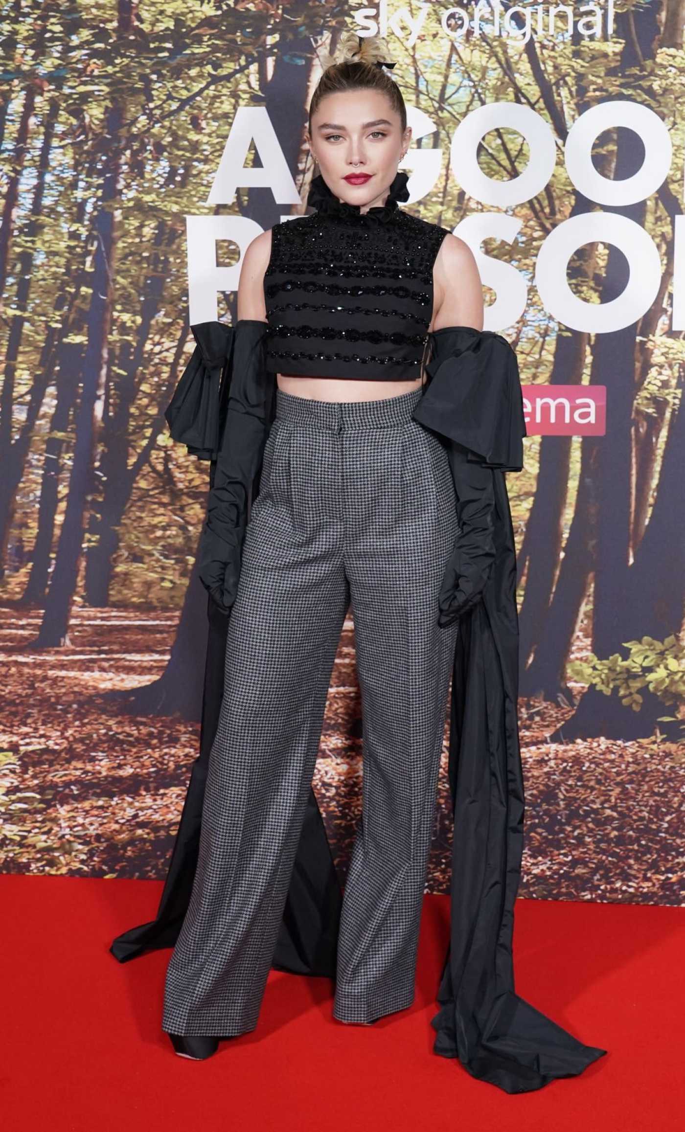 Florence Pugh Attends A Good Person Premiere at The Ham Yard Hotel in London 03/08/2023