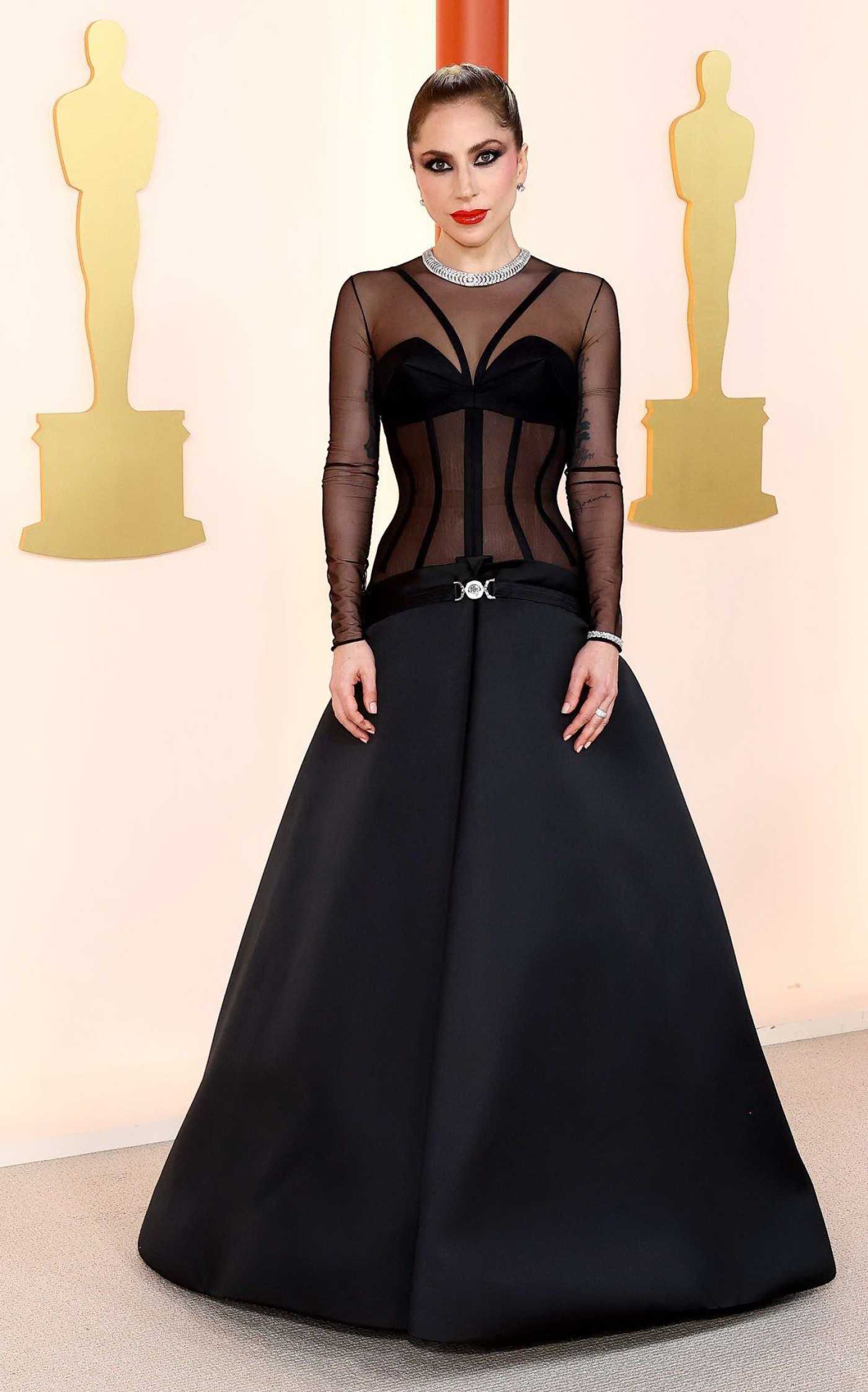 Lady Gaga Attends the 95th Annual Academy Awards in Hollywood 03/12/2023