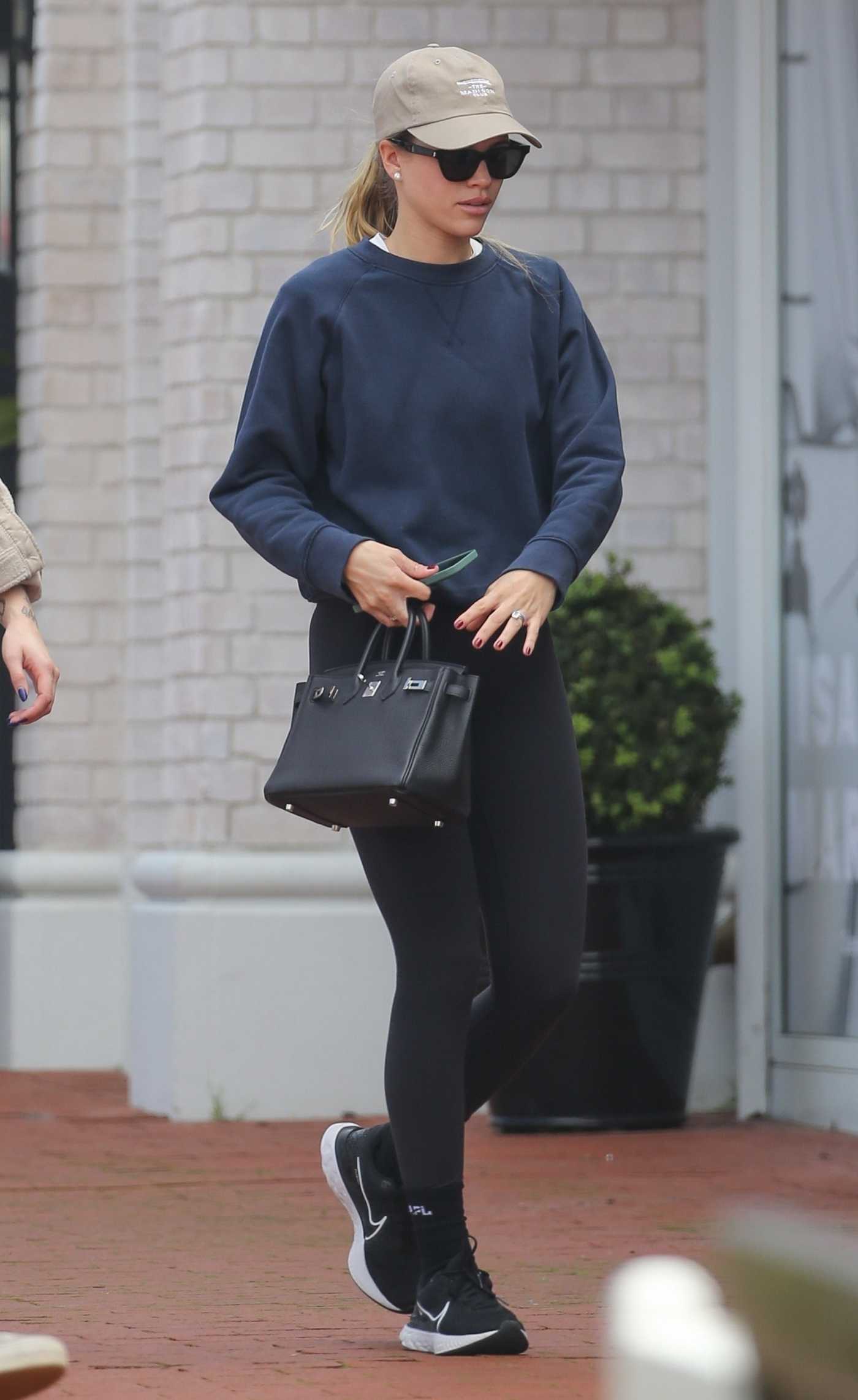 Sofia Richie in a Black Sneakers Was Seen Out in Santa Monica 03/17/2023